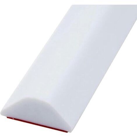 Bouchon d'eau pliable pour douche – Barrière anti-inondation en caoutchouc – Longueur 1m – Flexible et imperméable – Séparation humide et sèche