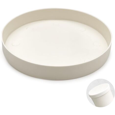 Bouchon d'Égout en PVC - Bouchon de Conduite d'Eau de 110 mm de Diamètre pour Tuyau d'Égout, Blanc, PVC, 20 grams, 5.5 centimeters, 6 centimeters, DN 110, Zaślepka DN 110, 110mm, 1 sztuki
