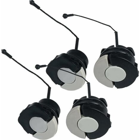 Bouchon d'essence + Bouchon d'huile pour STIHL MS200 MS210 MS230 MS250 MS260 MS270 MS280 MS340 MS341 MS361 MS380 MS381 MS390 MS441 MS460 MS880 MS171 MS181 MS192T Tronçonneuse (4 Pack)