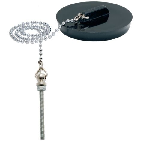 Bouchon d'évier D45 à 50 avec chainette 30cm et borne d'attache - WATTS - 4544067