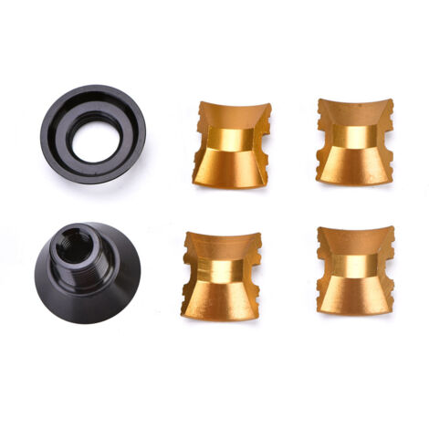 Bouchon d'expansion en alliage d'aluminium pour fourche carbone 28.6mm, pièces vélo (Doré)