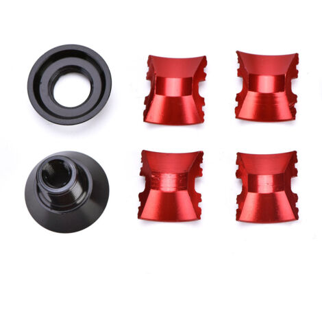 Bouchon d'expansion pour fourche carbone 28.6mm en alliage d'aluminium pour vélo (Rouge)