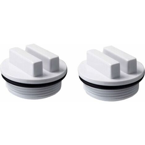 Bouchon d'hivernage et filtre de piscine SP1022C avec joint torique pour l'hivernage des piscines pendant la saison hivernale et pour la plupart des filtres de piscine Hayward Pentair (lot de 2)