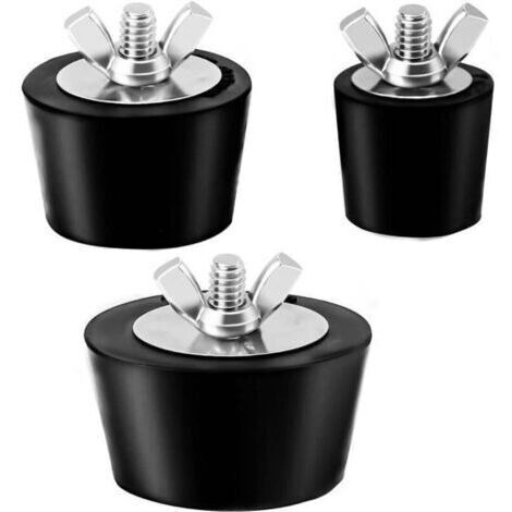 Bouchon d'hivernage pour piscine 3 pièces , bouchon d'écumoire pour piscine hors sol , bouchon de retour pour piscine creusée (1" , 1,5" , 2")