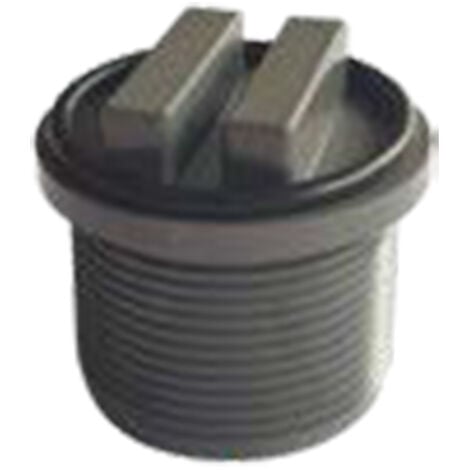Bouchon d'hivernage prise balai + joint torique 11/2 Gris Foncé - Hayward