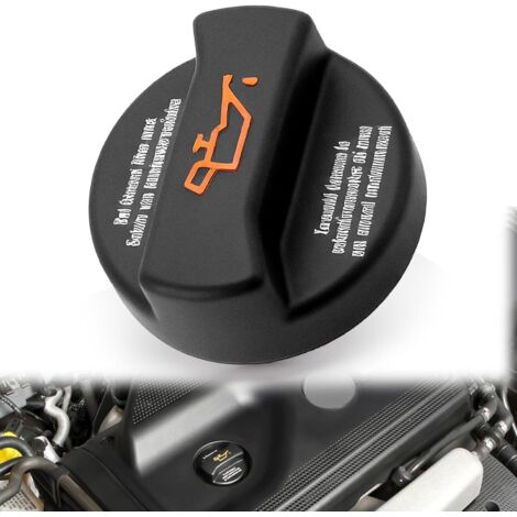 Bouchon d'huile avec joint 026103485A compatible avec VW Polo 9N 6N 6R Golf 1 2 3 4 5 6 Passat T4 T5 Caddy Bora Audi A1 A2 A3 A4 A6 A8 TT Seat Ibiza Leon Octavia Superb