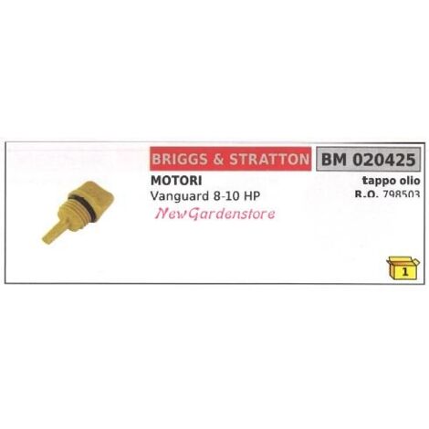 Bouchon d'huile B&S série VANGUARD 8 10 CV tondeuse 020425