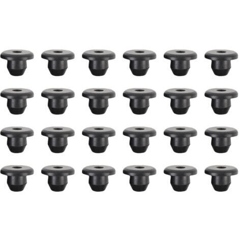 Bouchon d'huile de cric hydraulique en caoutchouc, étanchéité solide, sol universel de 8.5mm pour trou de réservoir, 24 pièces.