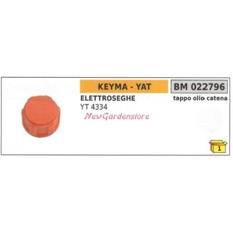 Bouchon d'huile pour tronçonneuse KEYMA YT 4334 022796