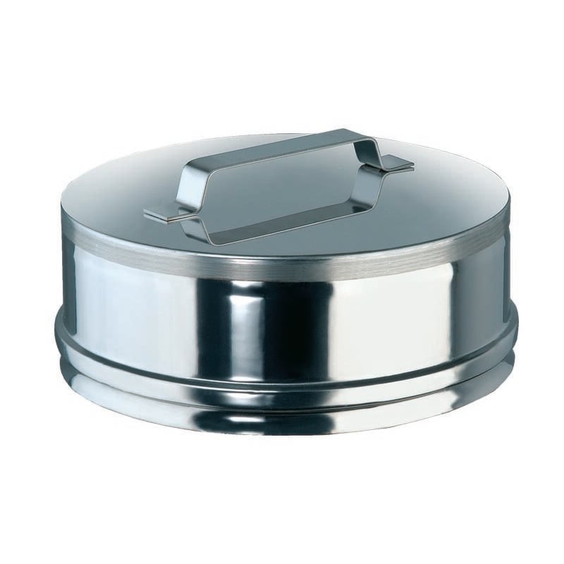 Bouchon d'inspection des gaz de combustion - acier inoxydable l 80 mm bouchon d'inspection des gaz de combustion d 80