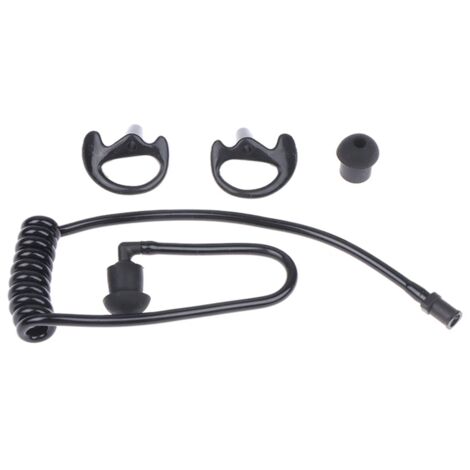 Bouchon d'oreille à tube acoustique de rechange pour talkie-walkie Motorola Baofeng-Kenwood-AquaForge