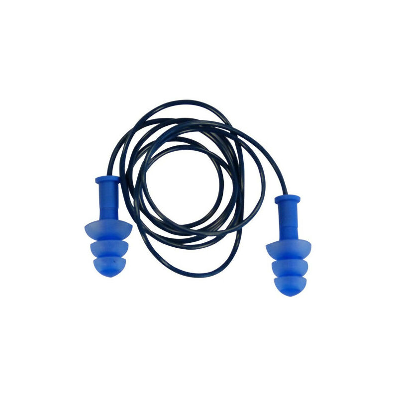 Delta Plus - 10 paires de bouchons d'oreilles silicone avec cordon