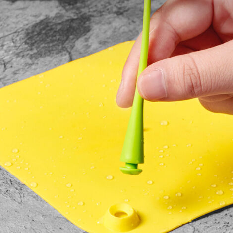Bouchon Drain Silicone Drain Tub Fissure Évier Plante Asperge Tuyau Vis Plat Nouvelles Tapis Enfants Jouets Lutte Stop Petites Épaisse Place