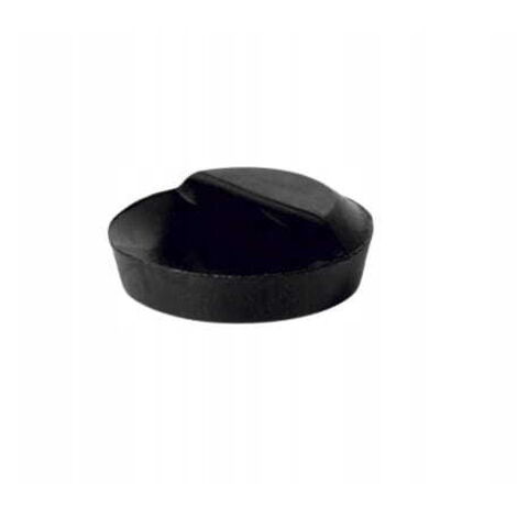 Bouchon en caoutchouc noir pour siphon 52 mm