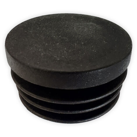 Bouchon en nylon pour tube de 20mm - Couleur noir - DECO FER FORGE