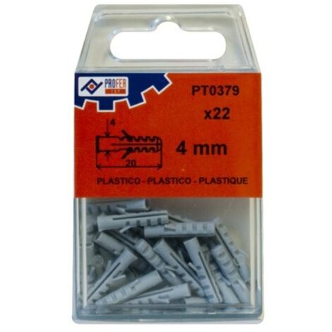BOUCHON EN POLYÉTHYLÈNE C/22 PCS - 4 MM