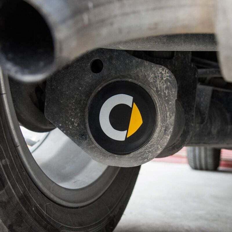 Image of Bouchon Étanche En Caoutchouc Pour Châssis De Voiture Noir Avec Logo C