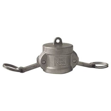 Bouchon femelle camlock inox - MARQUE - Type DC - Durable - Anticorrosion - 1/2''