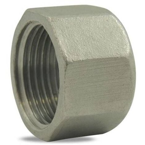 Bouchon femelle en inox 316 - 3/4''