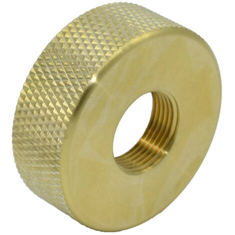 Bouchon femelle S60x6 - femelle 3/4 pouce en laiton