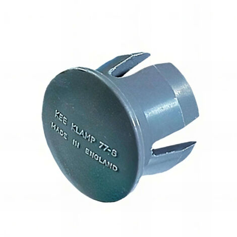 Bouchon KEE KLAMP 77-4 de finition pour tubes D. 21,3 mm - Plastique - KEE77-4