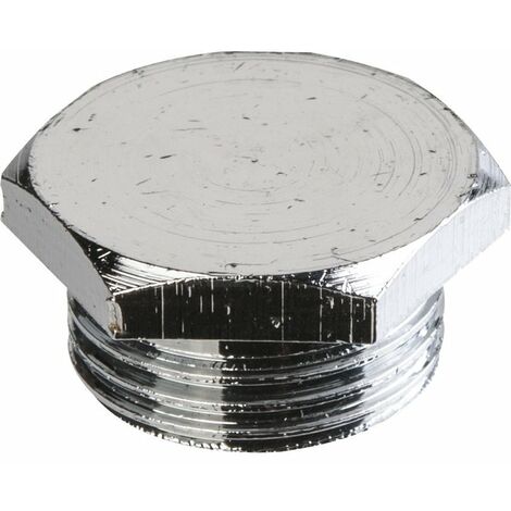Bouchon laiton chromé à visser - M 3/8' - 292G