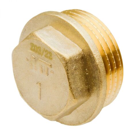 Bouchon laiton mâle 26/34 (1")