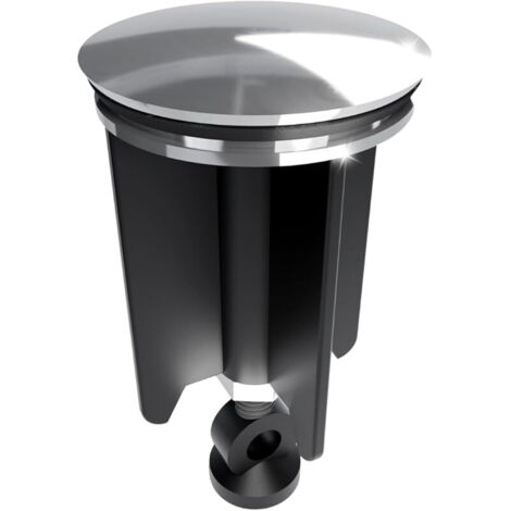 Bouchon Lavabo Salle de Bain 40 mm, Chromé-Bonde Lavabo, Bouchon de Lavabo Universel, Bonde Lavabo Salle de Bain Lavabo et Bidet- Bouchon de Baignoire et de Vidange