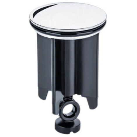 Bouchon Lavabo Universel 40mm - Bouchon d'Évier en Laiton chromé avec Caoutchouc - Couvercle Lavabo Églable en Hauteur - Anti-calcaire - Bouchon de Vidange Chromé pour Lavabo-RAPANDA