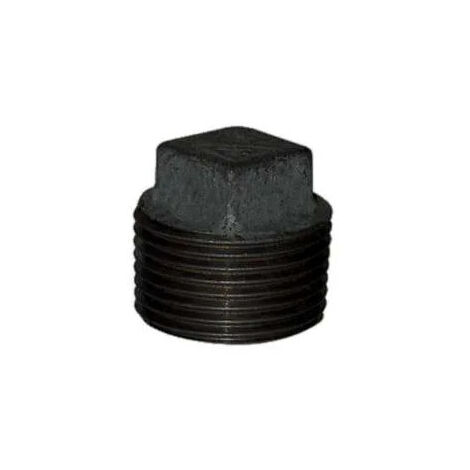 Bouchon mâle 12x17 noir