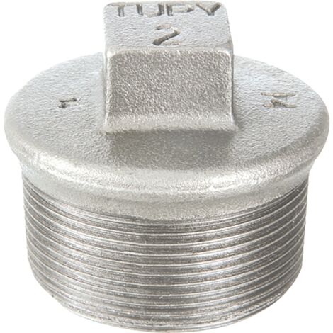 Bouchon mâle avec bourrelet 290 galva - 3/8'' - SFERACO