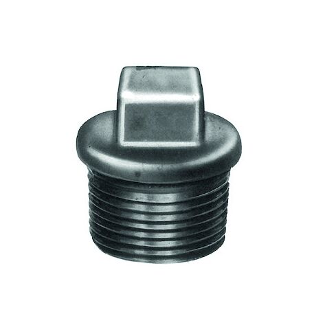 Bouchon mâle avec bourrelet 290 noir - 1''1/2 - SFERACO