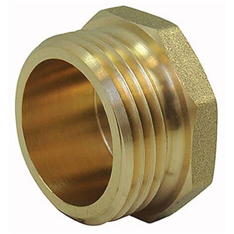 Bouchon mâle en laiton 1/8''
