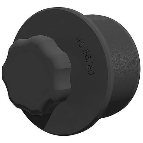 BOUCHON OBTURATEUR POUR COUVERCLE THERMORÉTRACTABLE Ø-EMBOUT: 58MM HAUFF 3030300267