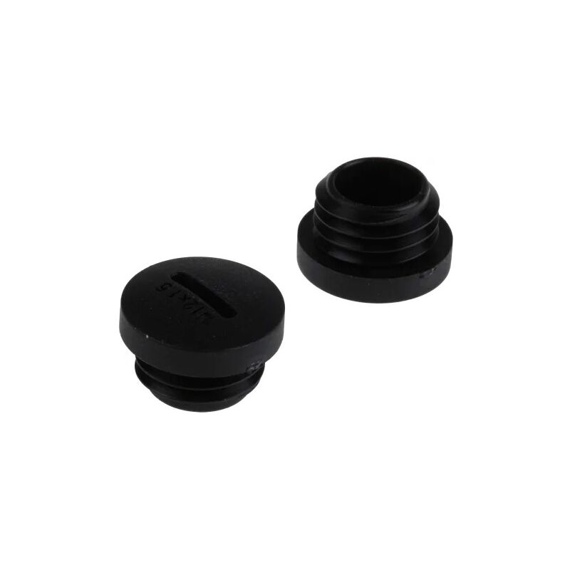 Rs Pro - Bouchon obturateur M12, ø 12 12.3mm - 15mm en Nylon 66 ( Prix pour Sachet de 250 )