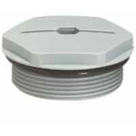 bouchon plastique legrand - iso 16 - gris ral 7001