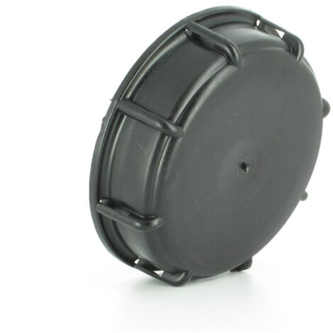 Bouchon plein pour vanne 3'' S100X8 – Étanchéité optimale avec joint noir – Plastique durable – Compatible cuve eau 1000L – Werit