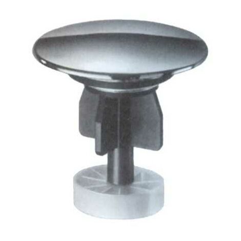 bouchon pour lavabo-bidet champignon chromé mm 65