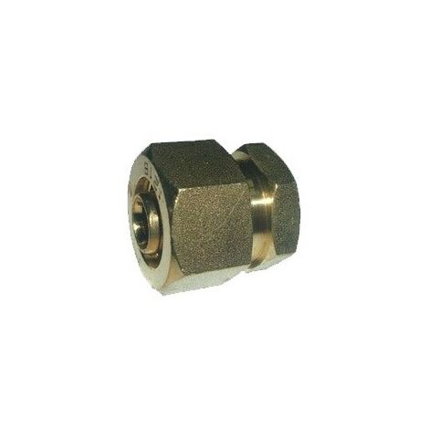 Bouchon pour tube de compression multicouche 16 mm, sans machine à sertir, gris