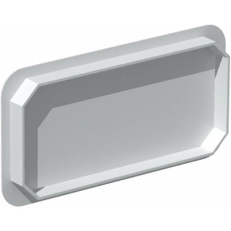 Bouchon PVC rigide rectangulaire 55 x 110 mm gamme TUBPLA S&P (UNELVENT) 834137
