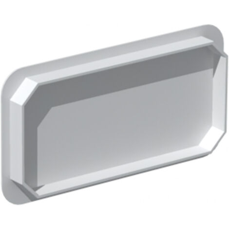 Bouchon PVC rigide section rectangulaire 55x110 - S&P - 834137 Bouchon PVC