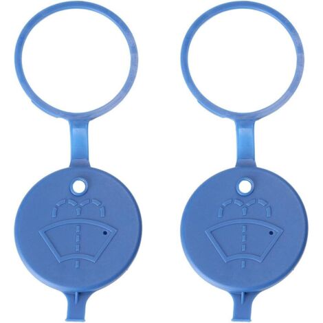 Bouchon Reservoir Lave-Glace - Compatible Citroën C4 DS5 Peugeot 206 207 306 - Plastique Automobile - 2 Pièces
