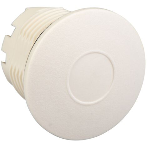 bouchon rond - diamètre 22 mm - blanc - schneider electric zb5sz31