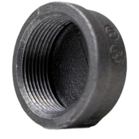 Bouchon rond IDMAR 3/4" noir