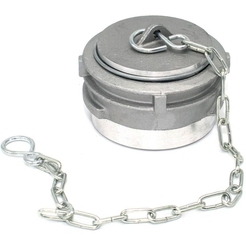 Multitanks - Bouchon symétrique Guillemin, pompier, à verrou et chaînette en alu dn 65