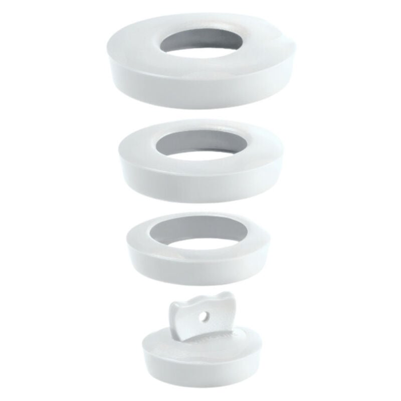 Bouchon universel Blanc pour évier, lavabo, lave mains ou baignoire Wirquin