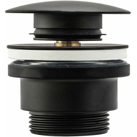 Bouchon universel pour robinet de lavabo REA noir