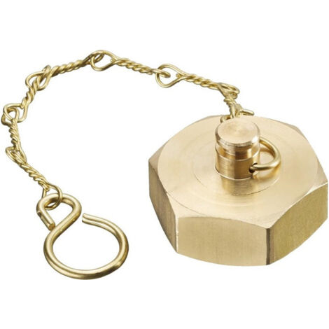 BOUCHONavec JOINT ET CHAINETTE POUR ROBINET DN20