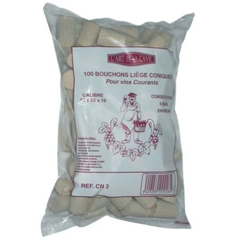 BOUCHONNERIE JOCONDI - Bouchon coniq.33x23x19 sach/100