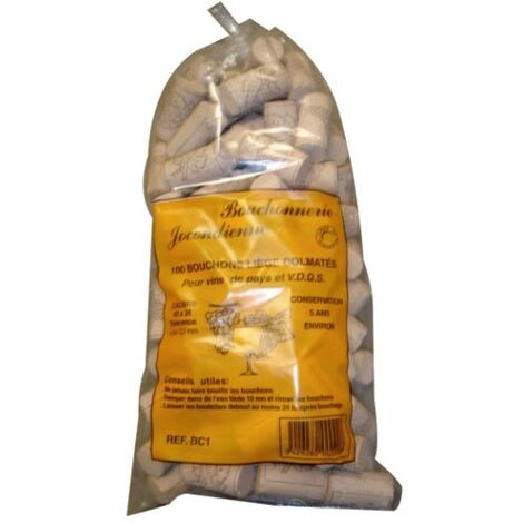 BOUCHONNERIE JOCONDI - Bouchon cylin.45x24colmat.sac100